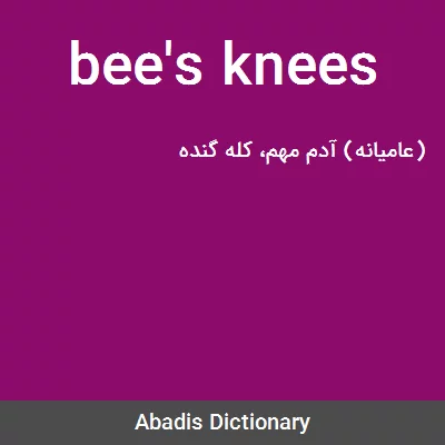 معنی bee